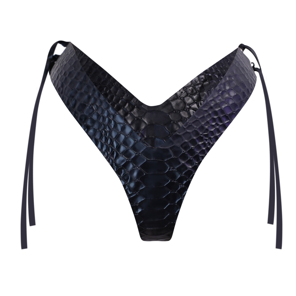 Crescent Thong Underwear - Vex Inc. | Latex Clothing