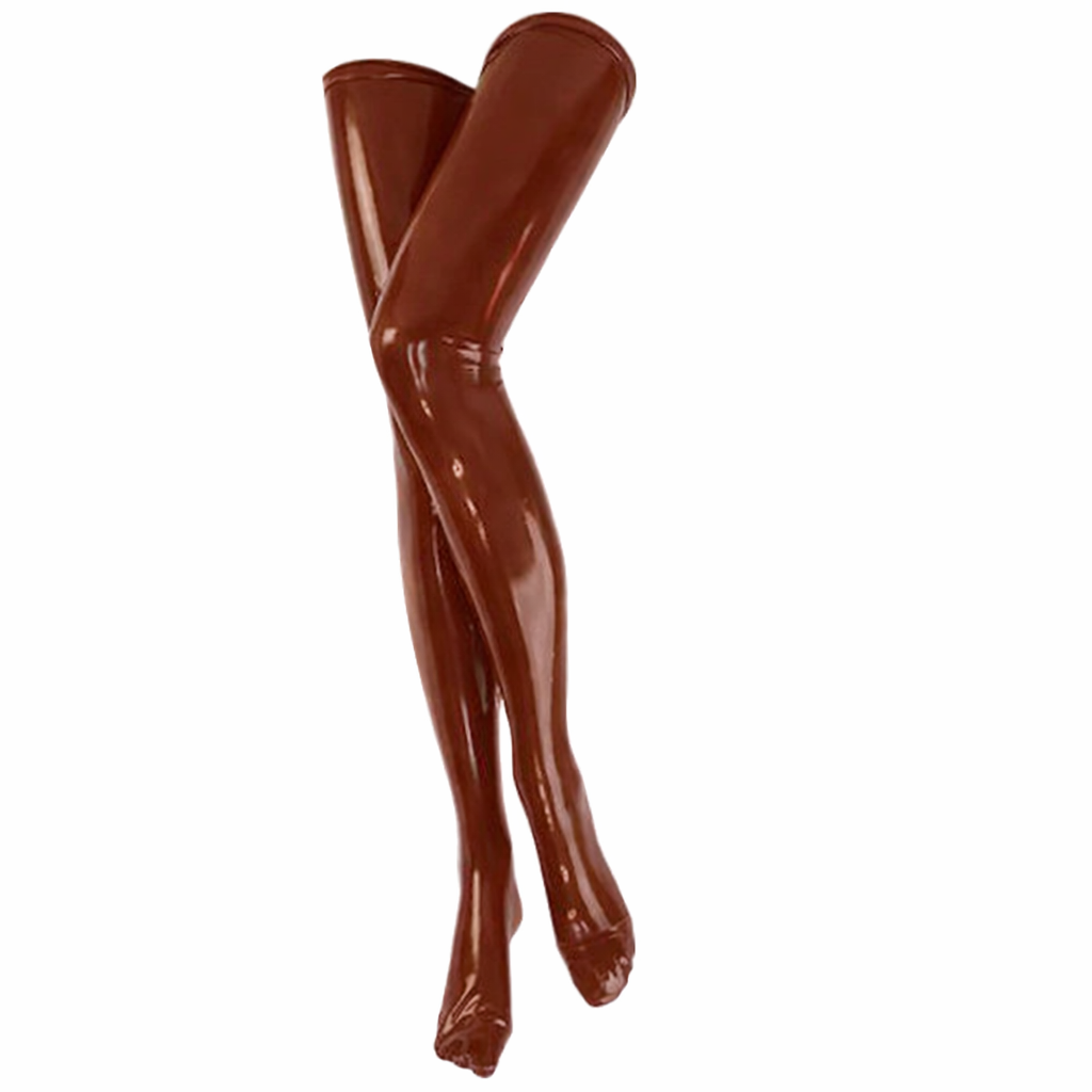 Moderne Stockings READY TO SHIP Small / Brown Womens - Vex Inc. | Latex Clothing