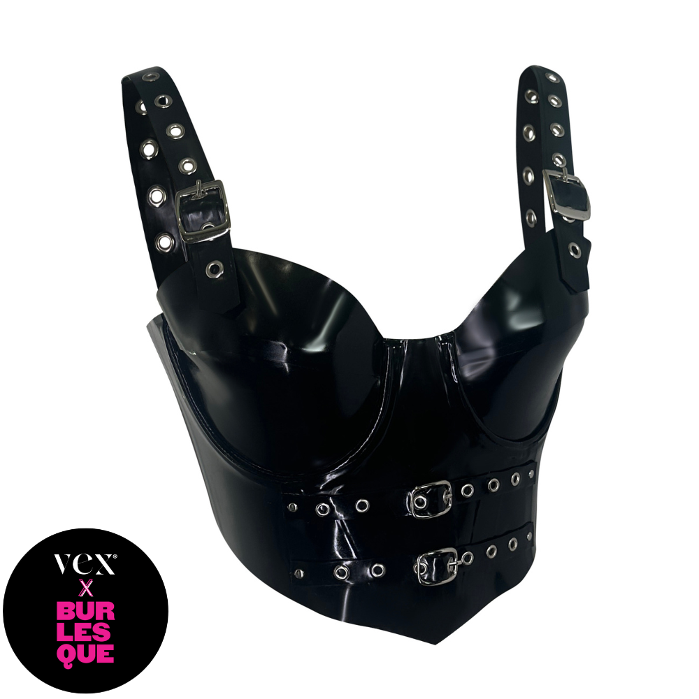 Buckle Up Bustier - Vex Inc. | Latex Clothing
