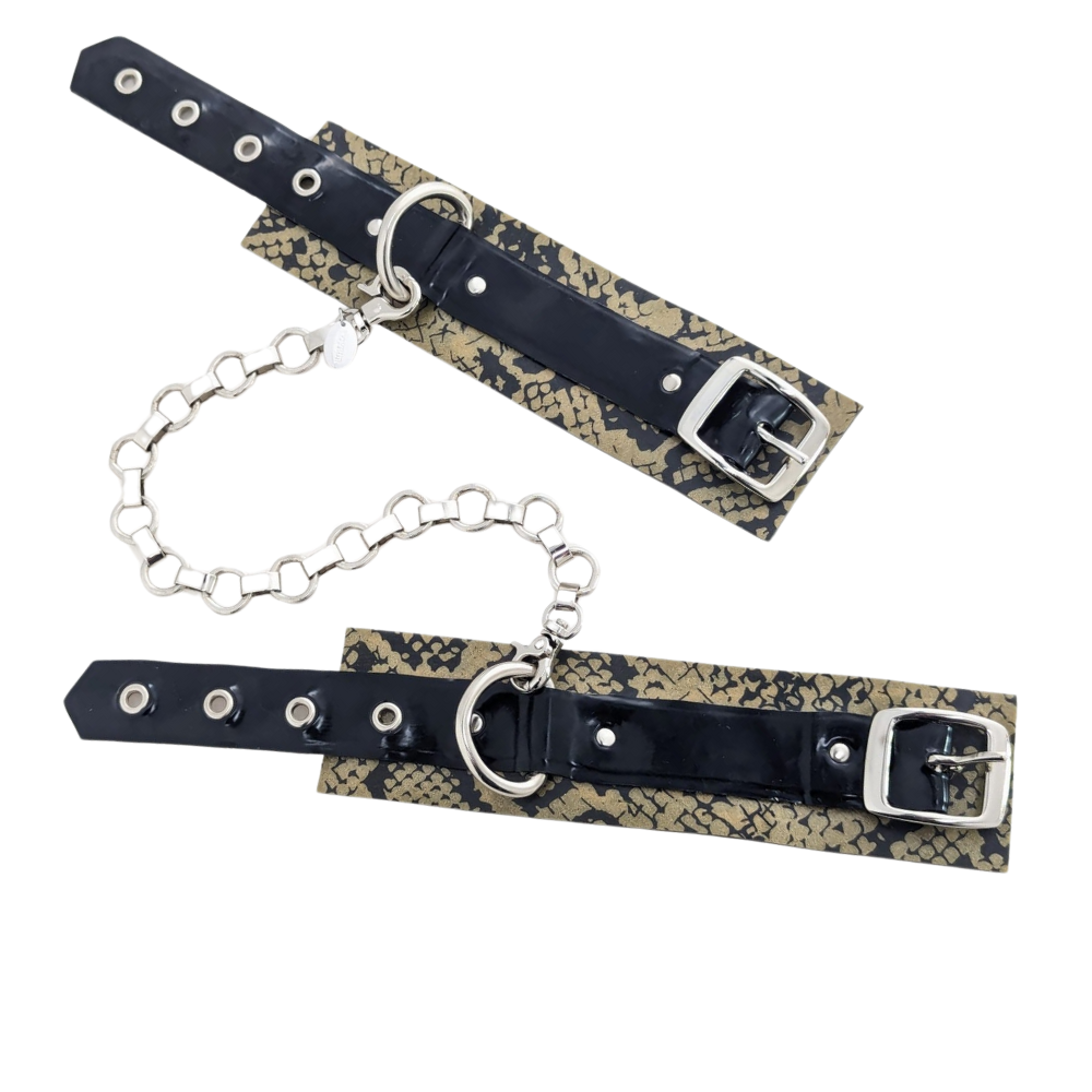 Print Ankle Cuffs Womens - Vex Inc. | Latex Clothing