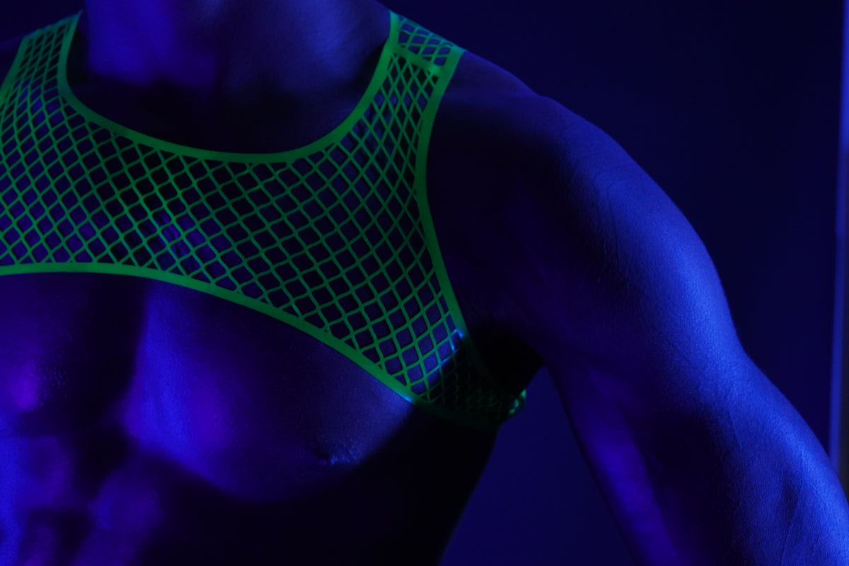 Comet Fishnet Harness - Vex Inc. | Latex Clothing