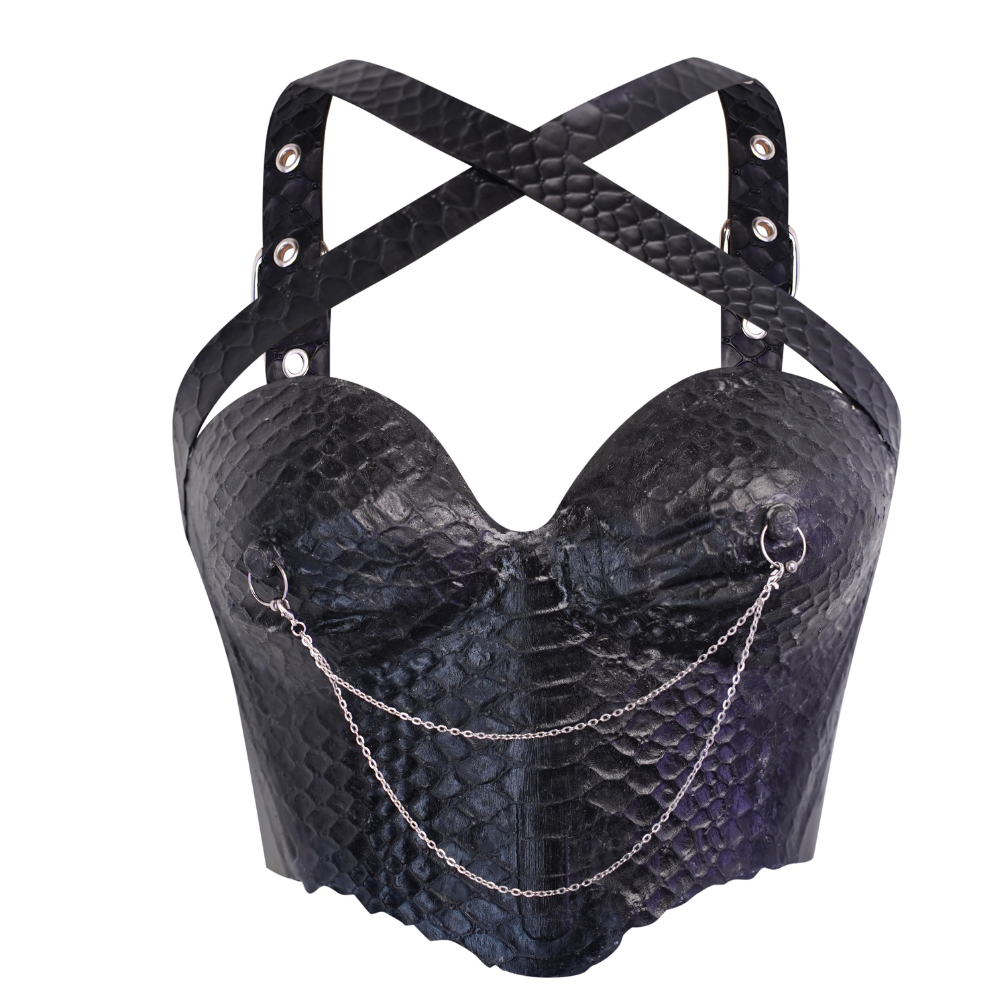Fer-De-Lance Bustier Tops - Vex Inc. | Latex Clothing