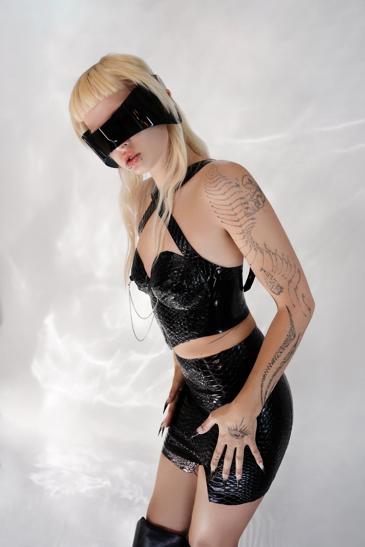 Fer-De-Lance Bustier Tops - Vex Inc. | Latex Clothing