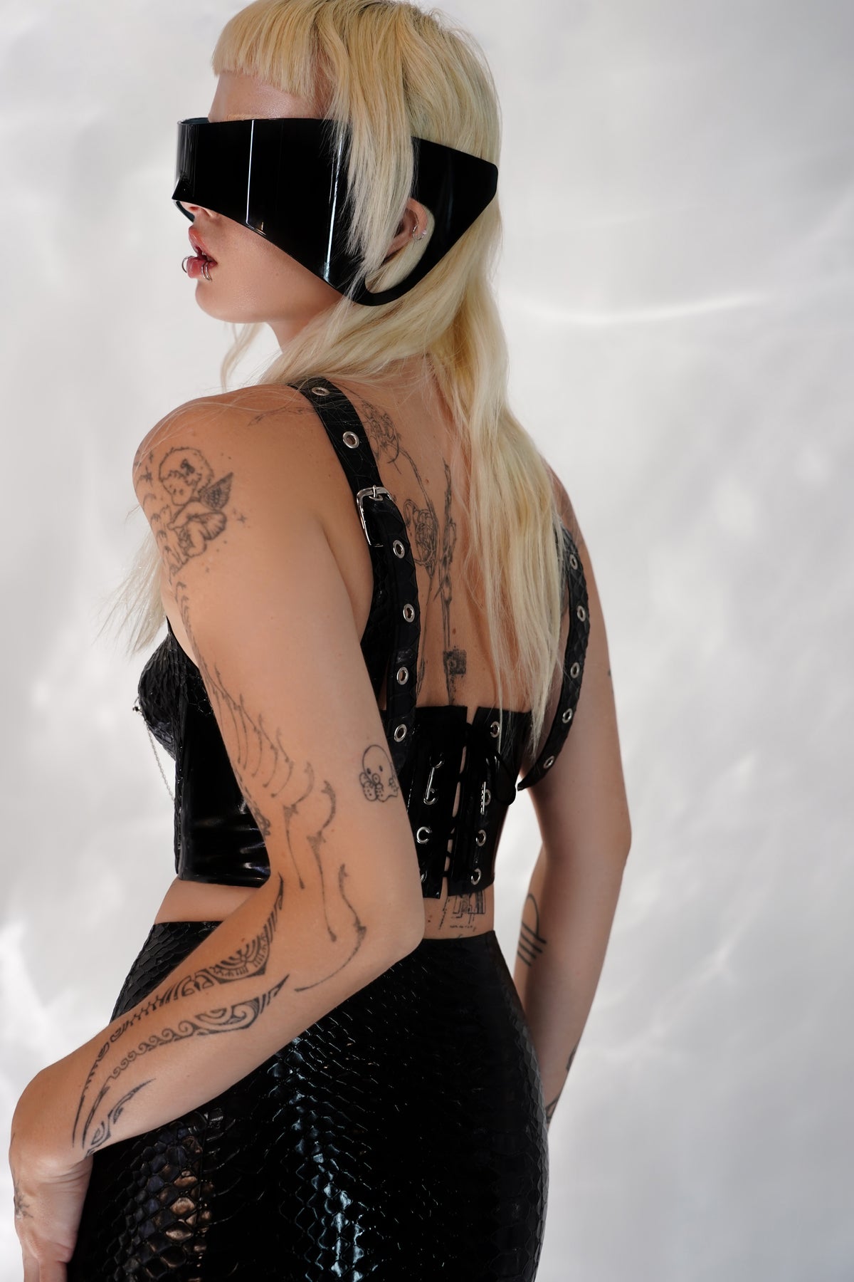 Fer-De-Lance Bustier Tops - Vex Inc. | Latex Clothing