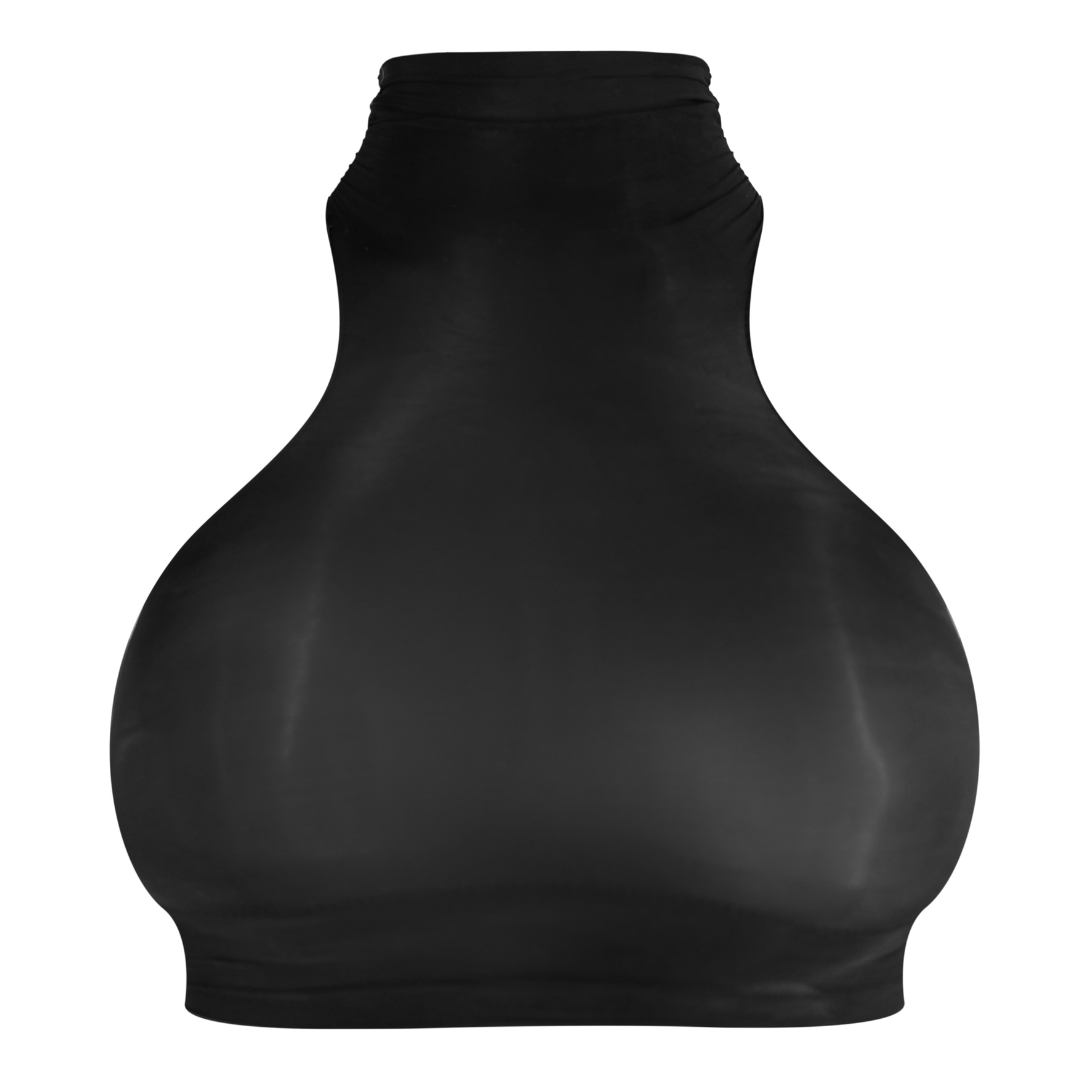 Halo Crop Top - VEX Nylon Edition - READY TO SHIP One size / Black - Vex Inc. | Latex Clothing