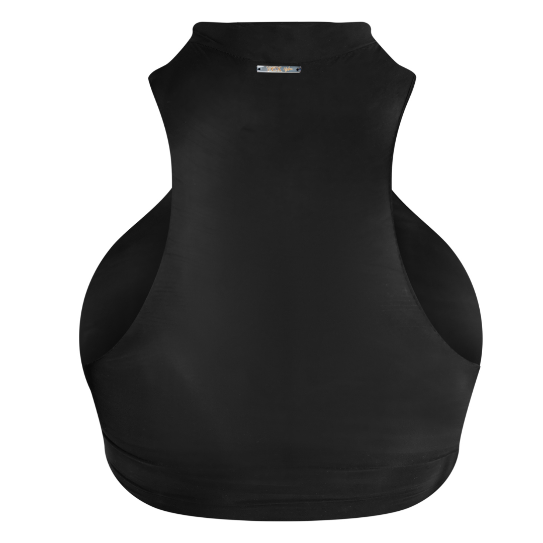 Halo Crop Top - VEX Nylon Edition - READY TO SHIP - Vex Inc. | Latex Clothing