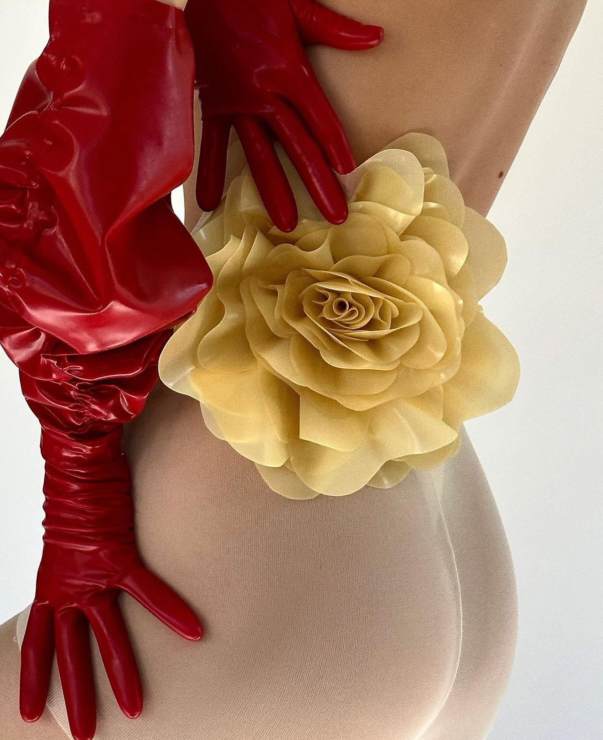 Extreme Flower Wrap Choker Apparel &amp; Accessories - Vex Inc. | Latex Clothing