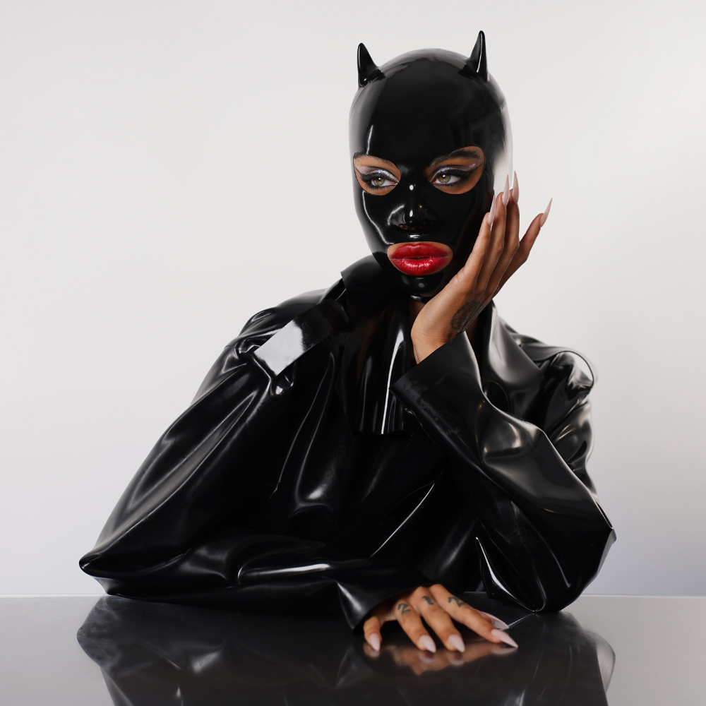 Lucifer Hood READY TO SHIP Clothing - Vex Inc. | Latex Clothing