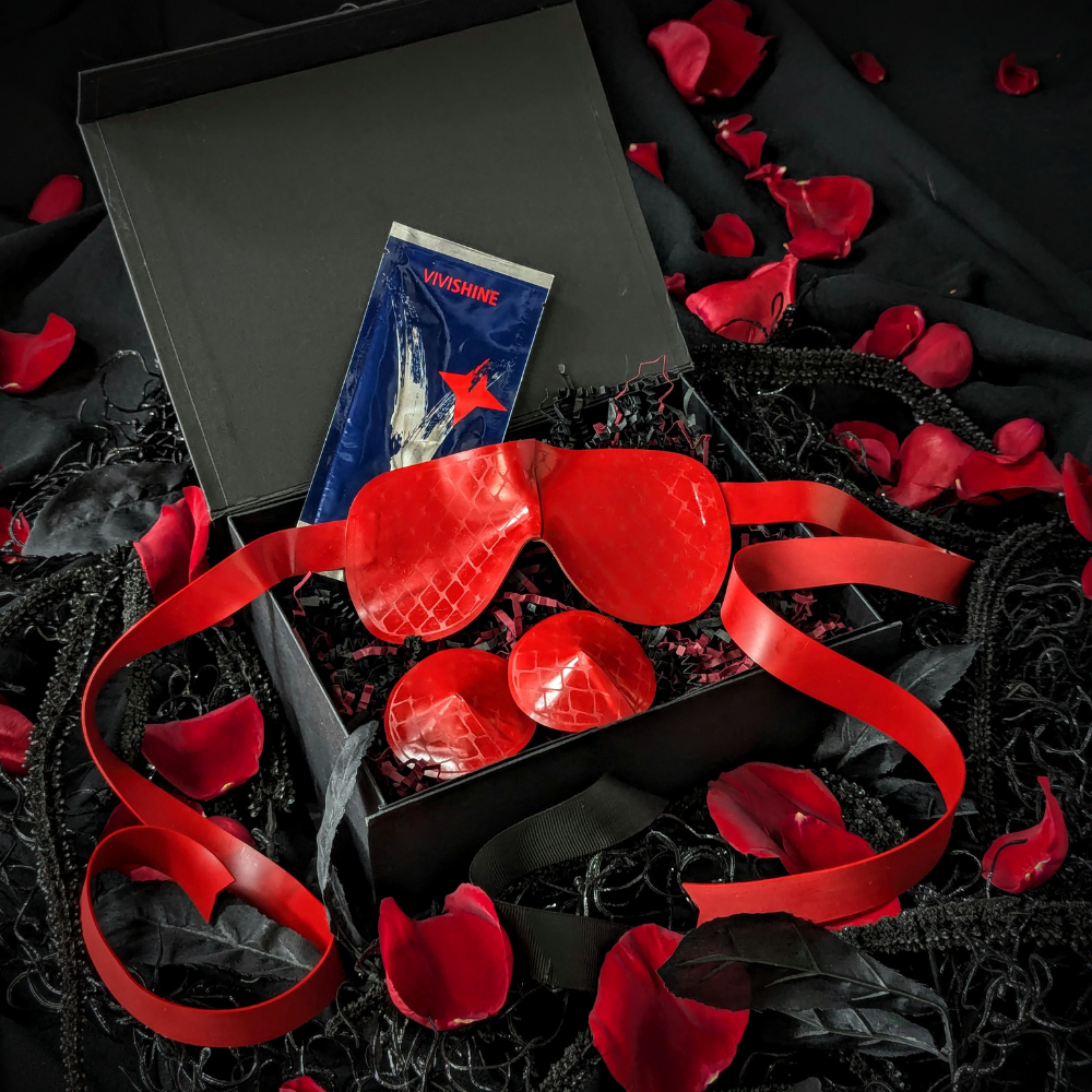 Midnight Allure GIFT SET READY TO SHIP Red / Small Womens - Vex Inc. | Latex Clothing