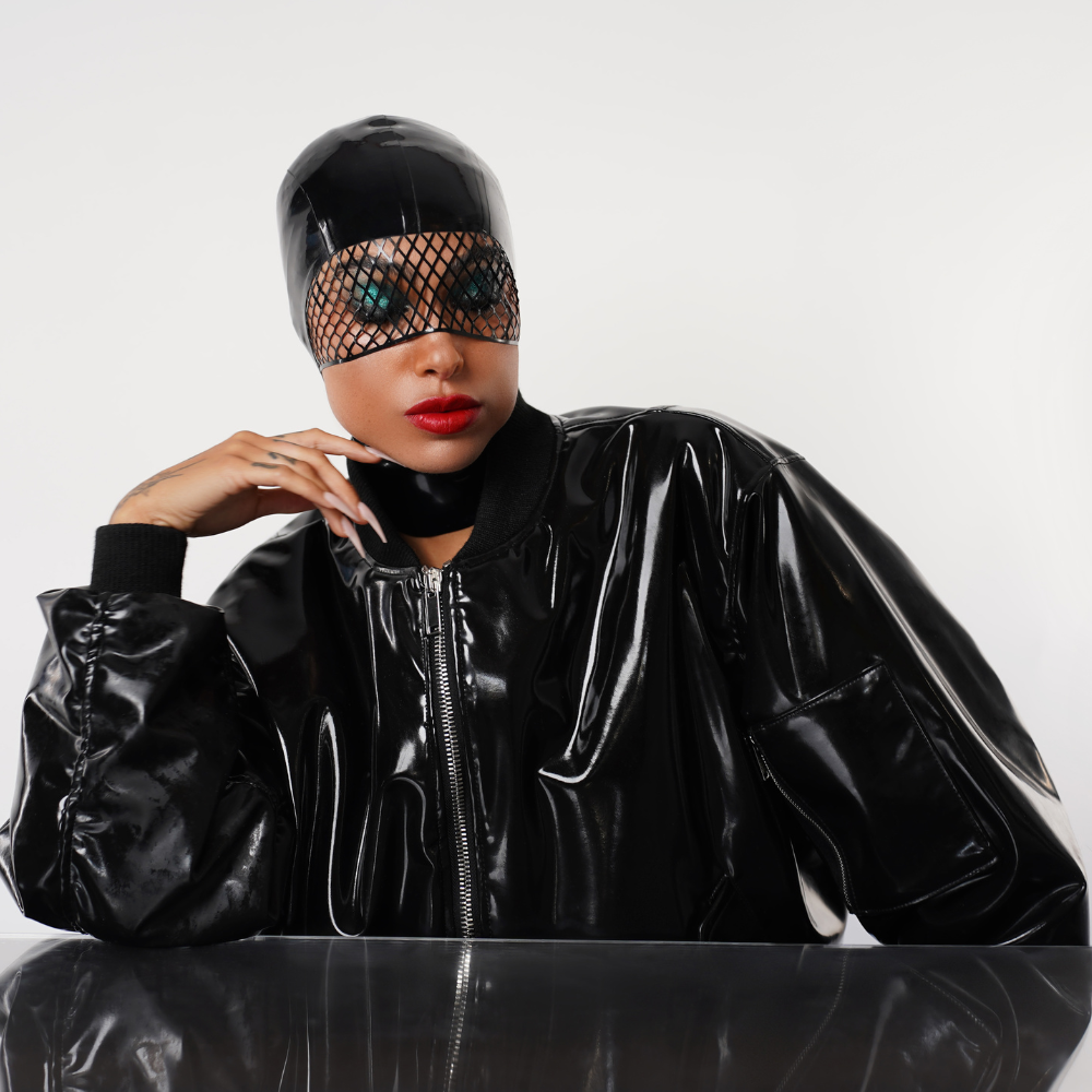 Vex Clothing Latex Net Eye Mask - Handmade High-Quality Fetish Fashion ...