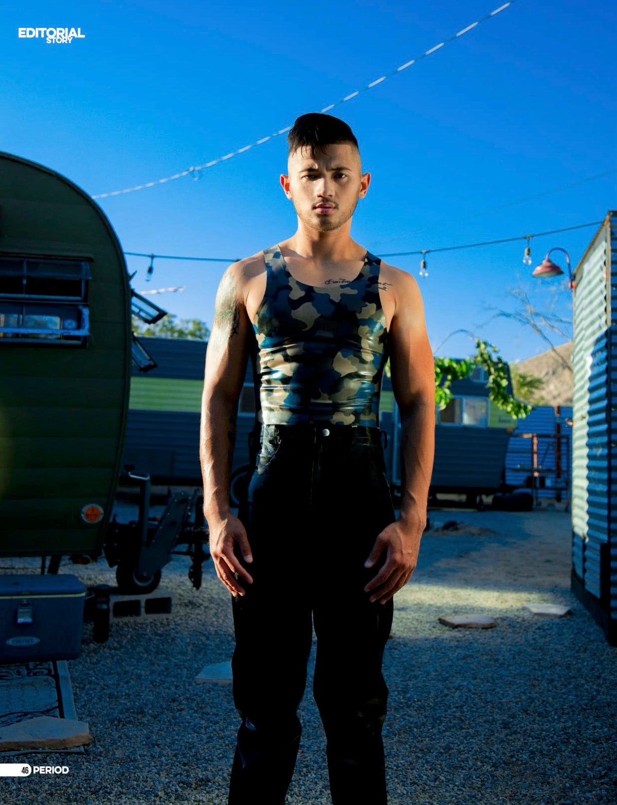 Print Tank READY TO SHIP Mens - Vex Inc. | Latex Clothing