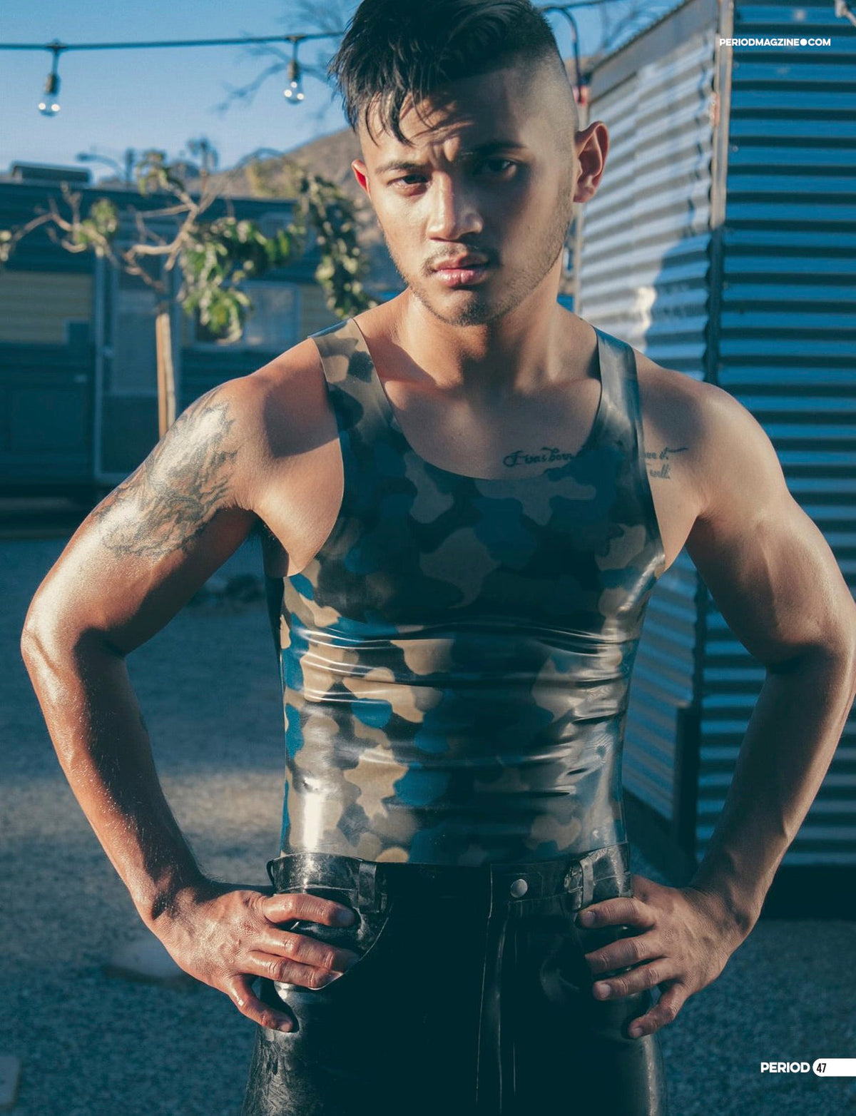 Print Tank READY TO SHIP Mens - Vex Inc. | Latex Clothing