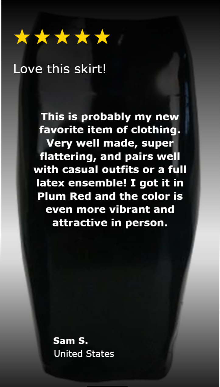 Pencil Skirt - Essentially Vex  Womens - Vex Inc. | Latex Clothing