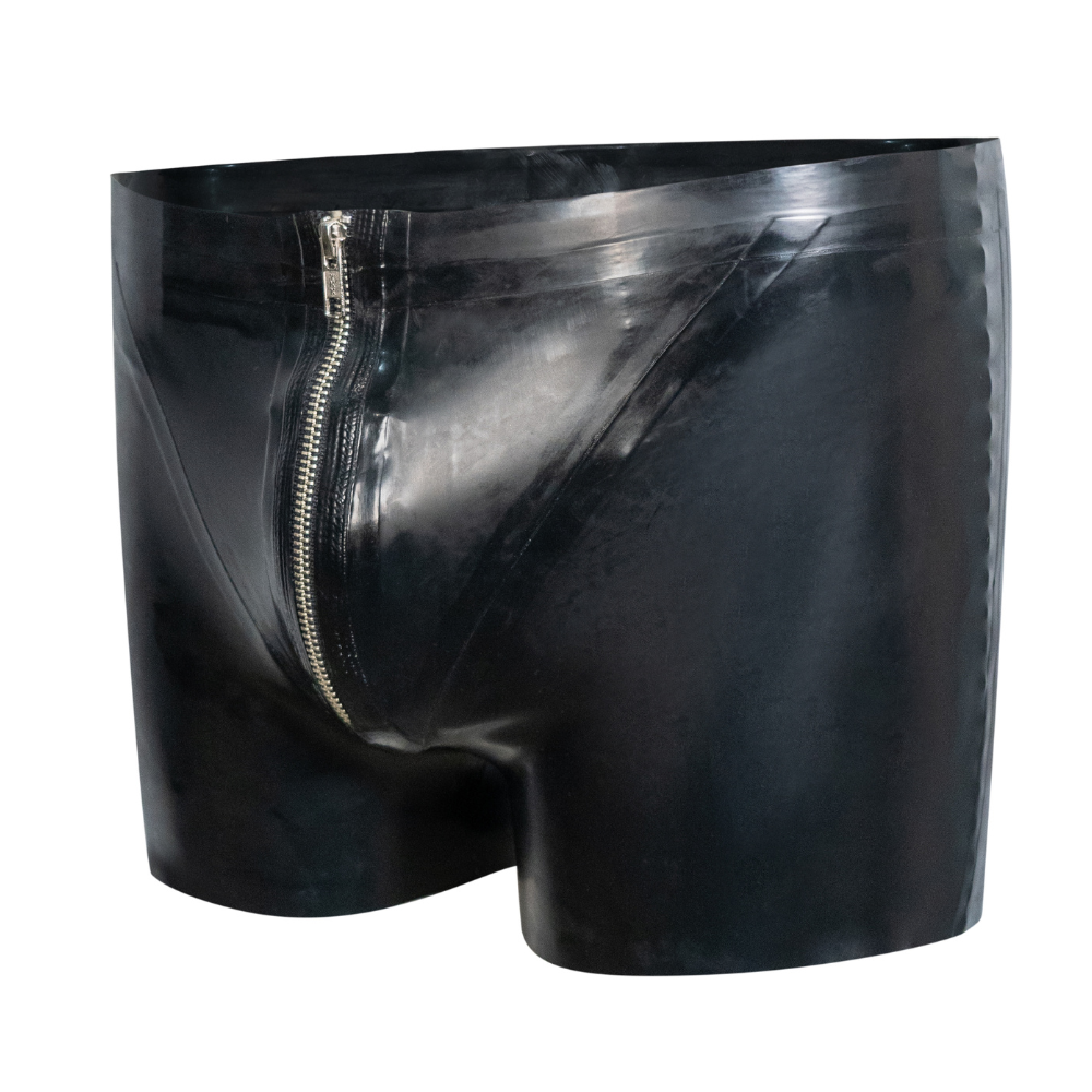Zip Up Boxers mens - Vex Inc. | Latex Clothing