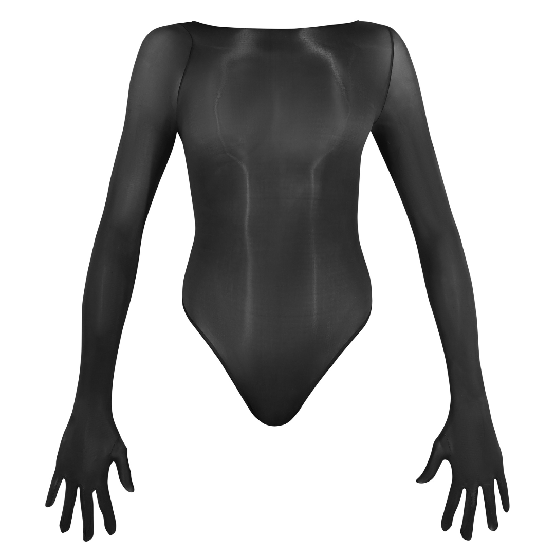 Shadow Bodysuit - VEX Nylon Edition - READY TO SHIP One Size / Black - Vex Inc. | Latex Clothing