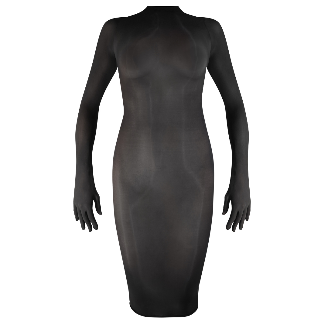 long sleeve nylon dress Silhouette Dress – VEX Nylon Edition