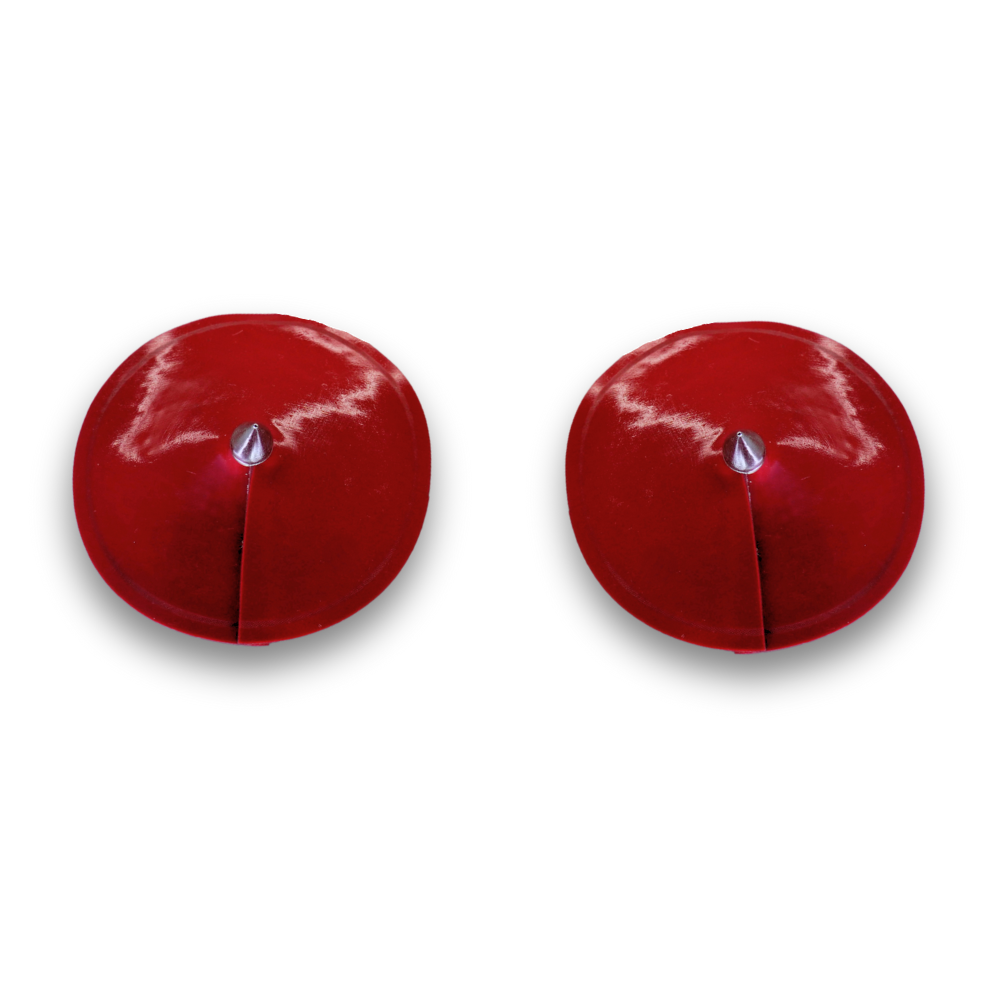 Spike Pastie READY TO SHIP Small (2.5&quot;) / Red Womens - Vex Inc. | Latex Clothing