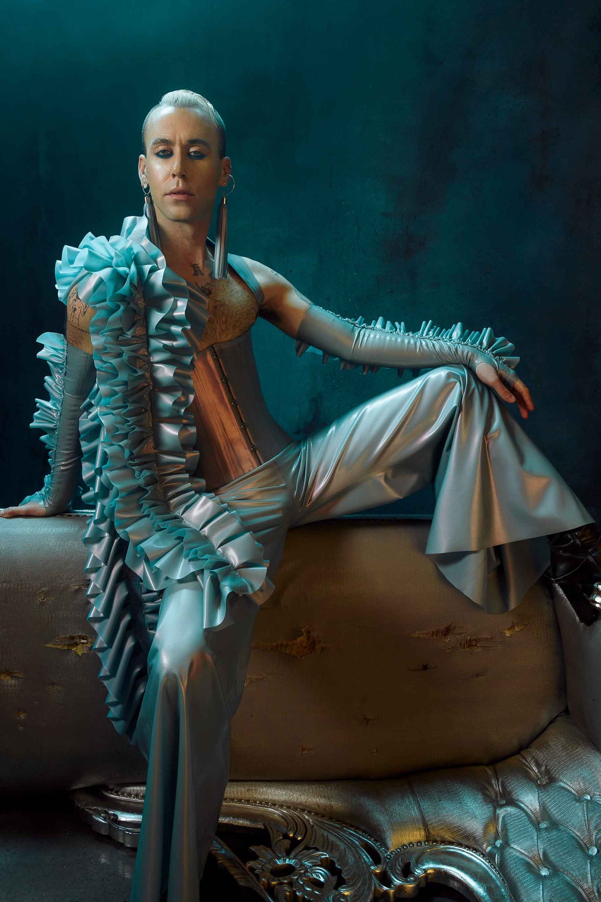 Busto Corset Vest READY TO SHIP Mens - Vex Inc. | Latex Clothing