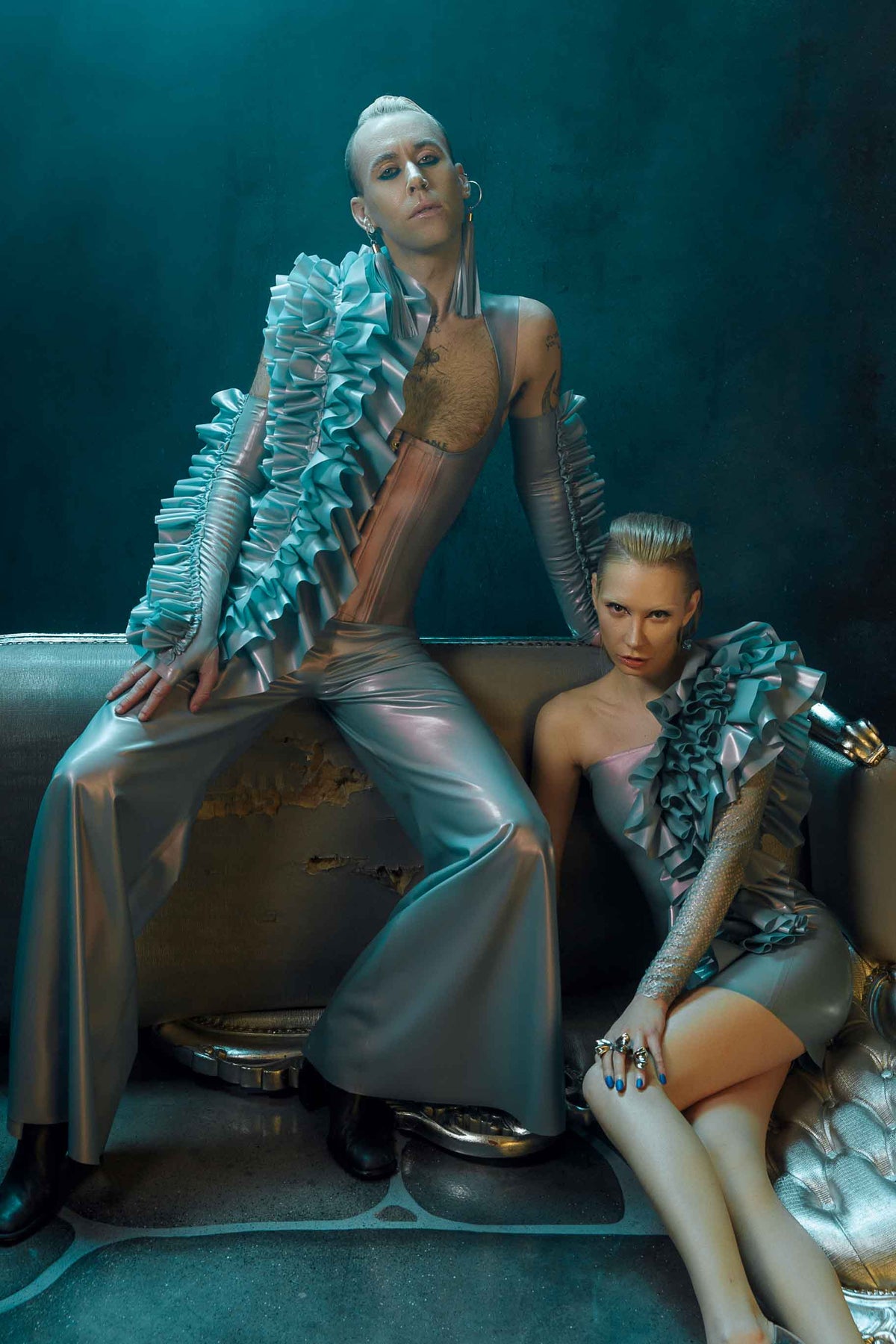 Busto Corset Vest READY TO SHIP Mens - Vex Inc. | Latex Clothing