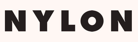 The word NYLON is written in bold, black, uppercase letters on a light background.