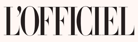 The image features the logo of L’OFFICIEL in bold, elegant black serif letters on a light background.