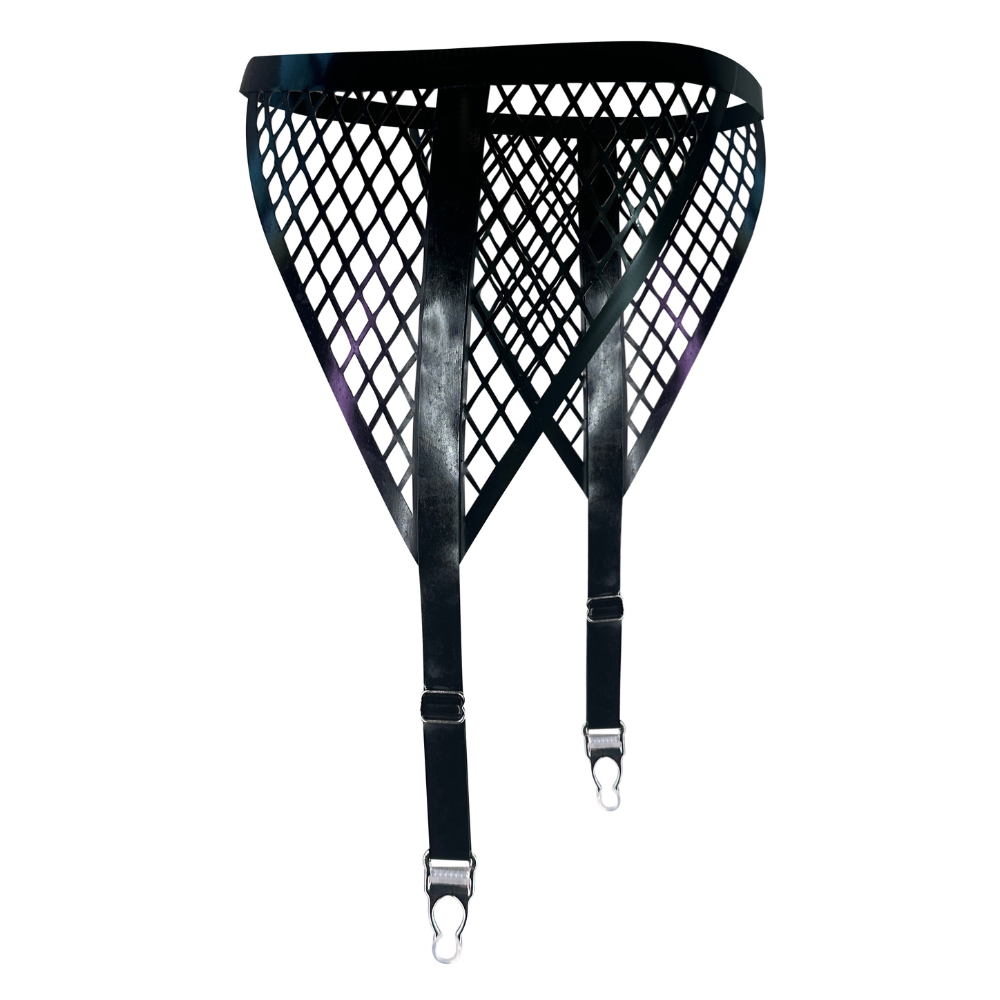Fishnet Garter Belt Womens - Vex Inc. | Latex Clothing