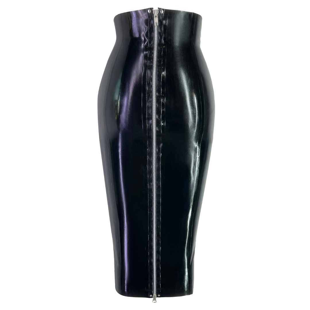 Zip Back Pencil Skirt - Vex Inc. | Latex Clothing