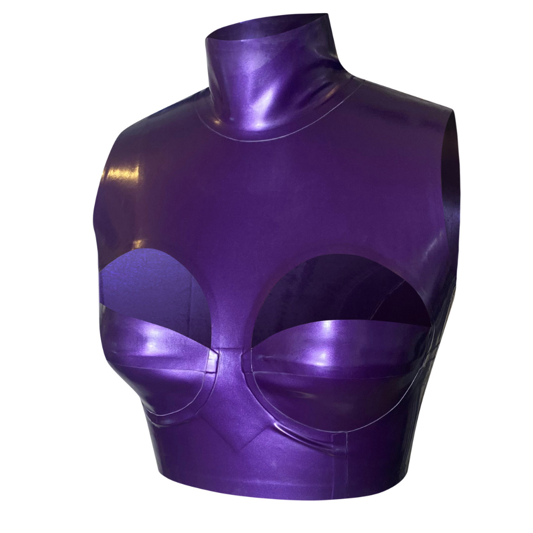 Divide Crop Top Womens - Vex Inc. | Latex Clothing