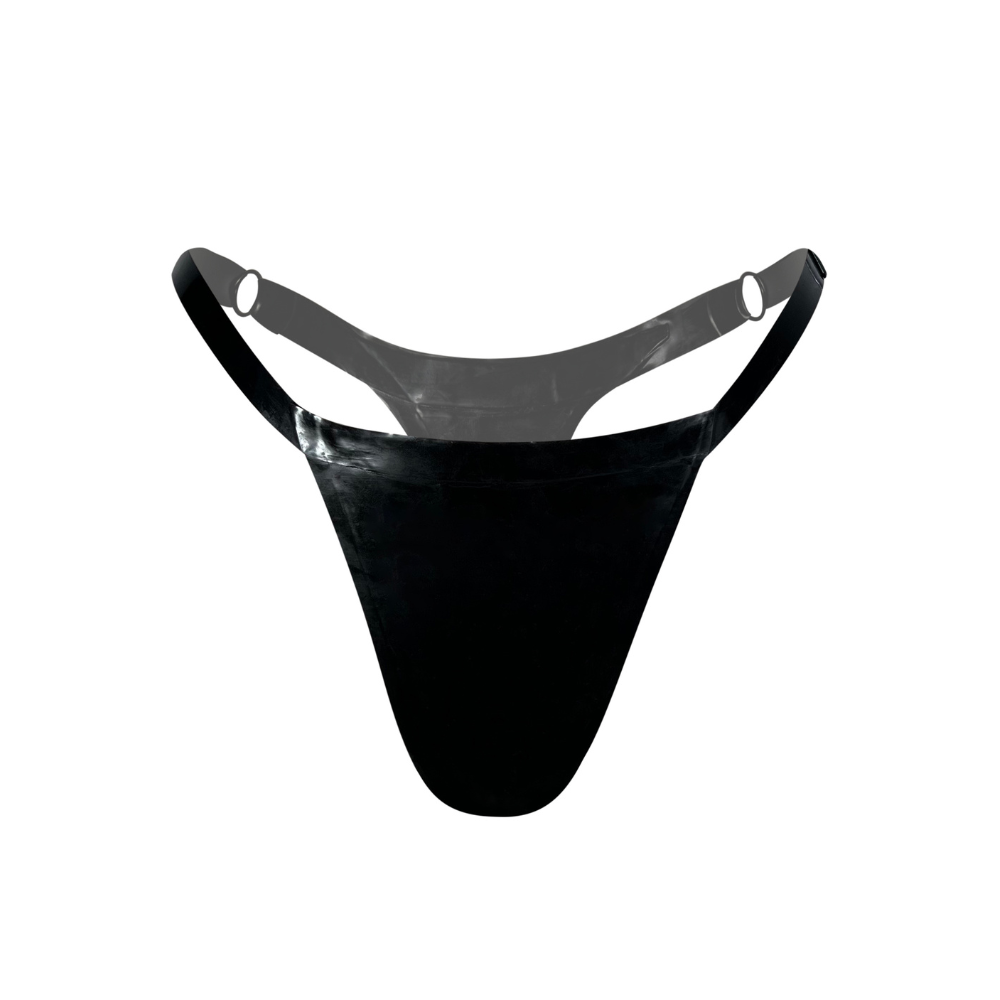 Sexy Latex Thong Briefs For Women Solid T Back Thongs In Sizes M 3XL  Transparent Lingerie T23601 From Mengyang02, $5.79