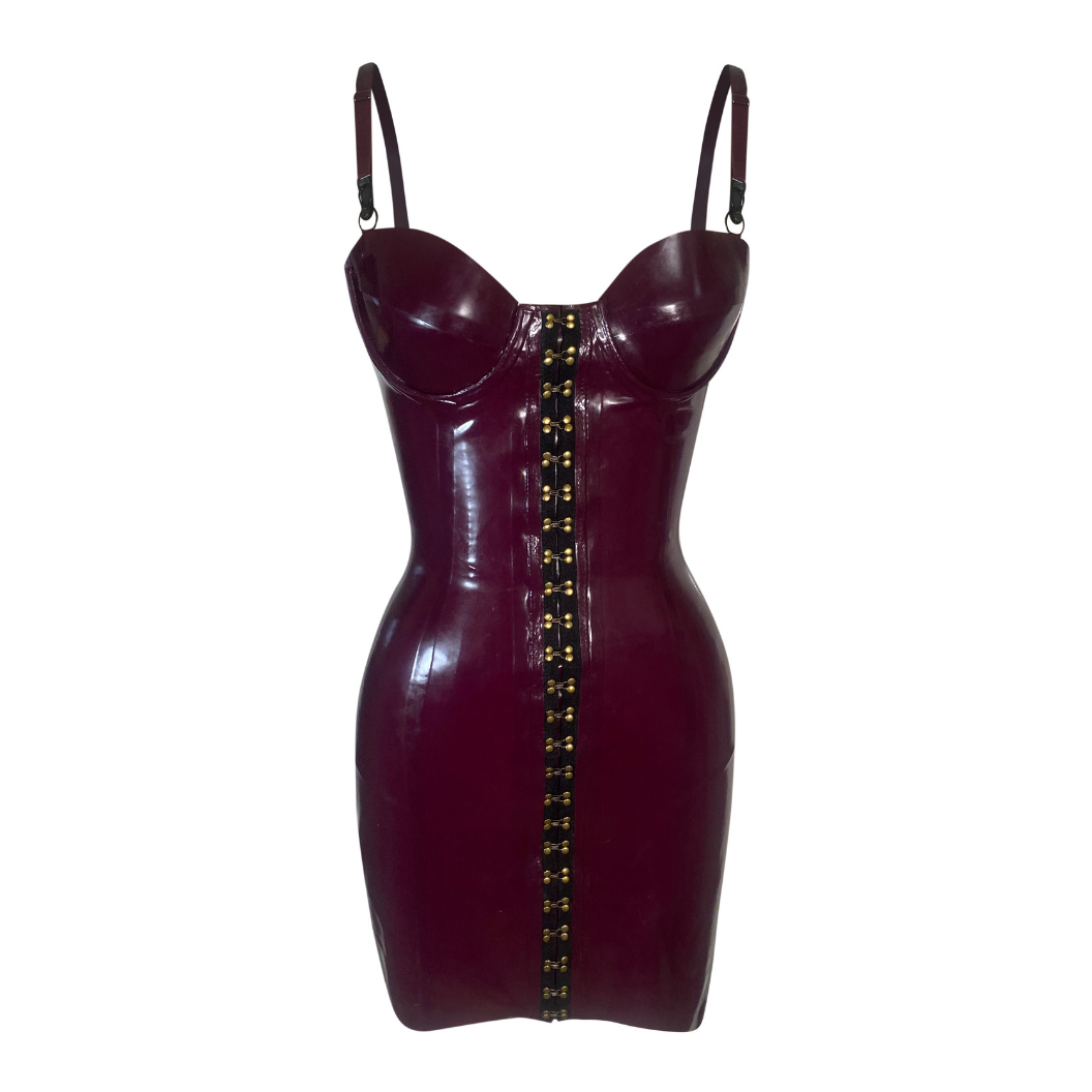 Petals Latex Dress Handmade Bodycon Design | Vex Clothing Petals Latex Dress Handmade Bodycon Design | Vex Clothing