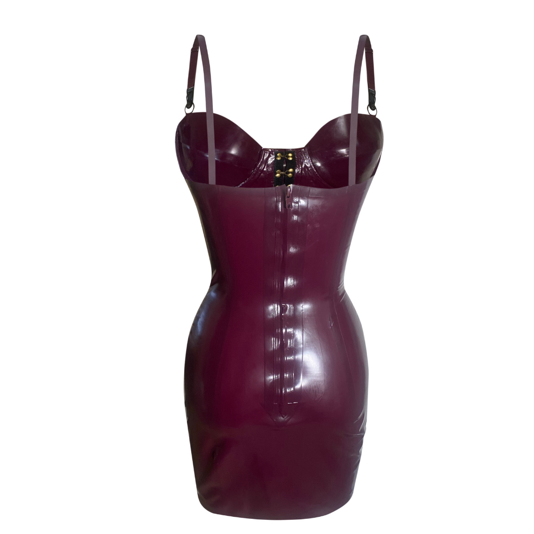 Petals Latex Dress Handmade Bodycon Design | Vex Clothing Petals Latex Dress Handmade Bodycon Design | Vex Clothing