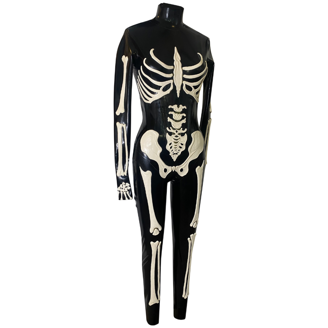 Skeleton Catsuit Womens - Vex Inc. | Latex Clothing