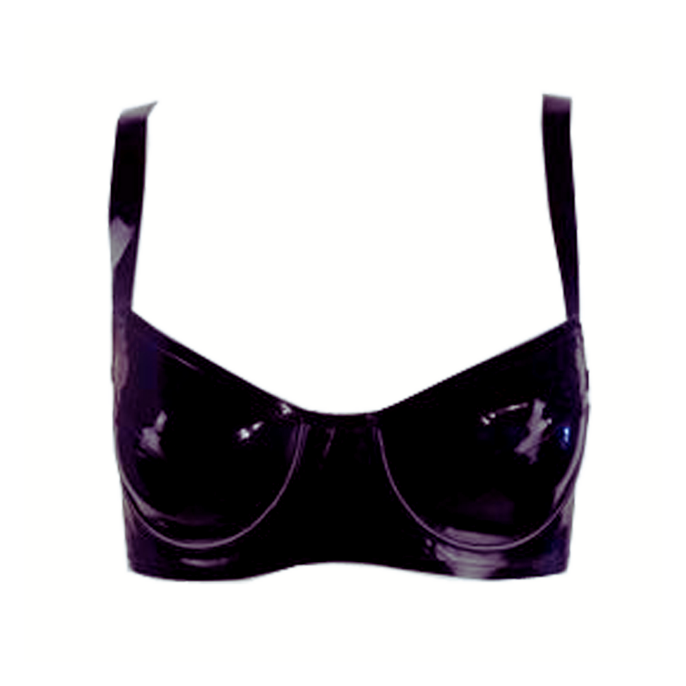 Underwire Bra READY TO SHIP Black 32C Womens - Vex Inc. | Latex Clothing