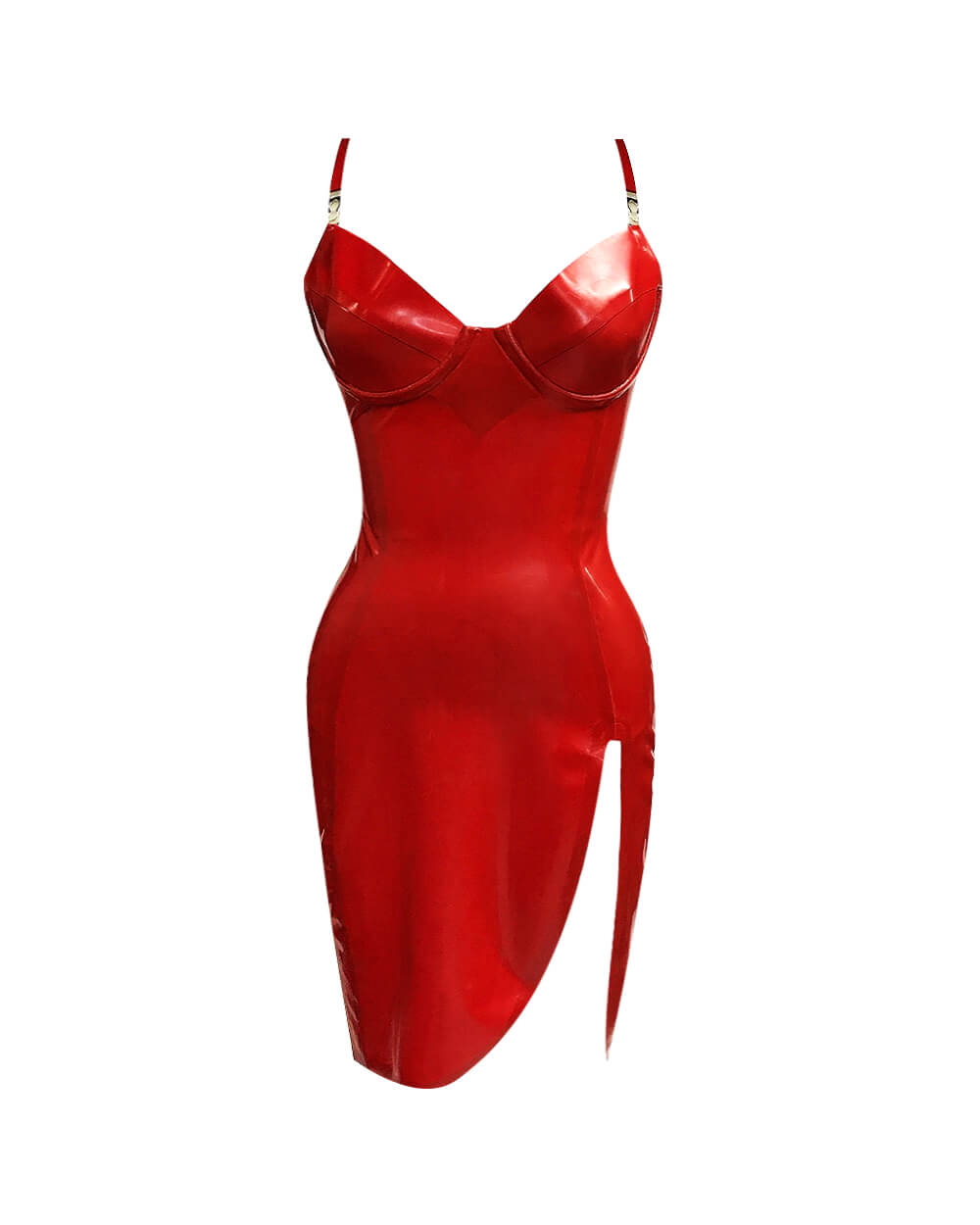 CL Dress Latex Dress with Underwire Bust & Garter Straps | Vex Clothing CL Dress Latex Dress with Underwire Bust & Garter Straps | Vex Clothing