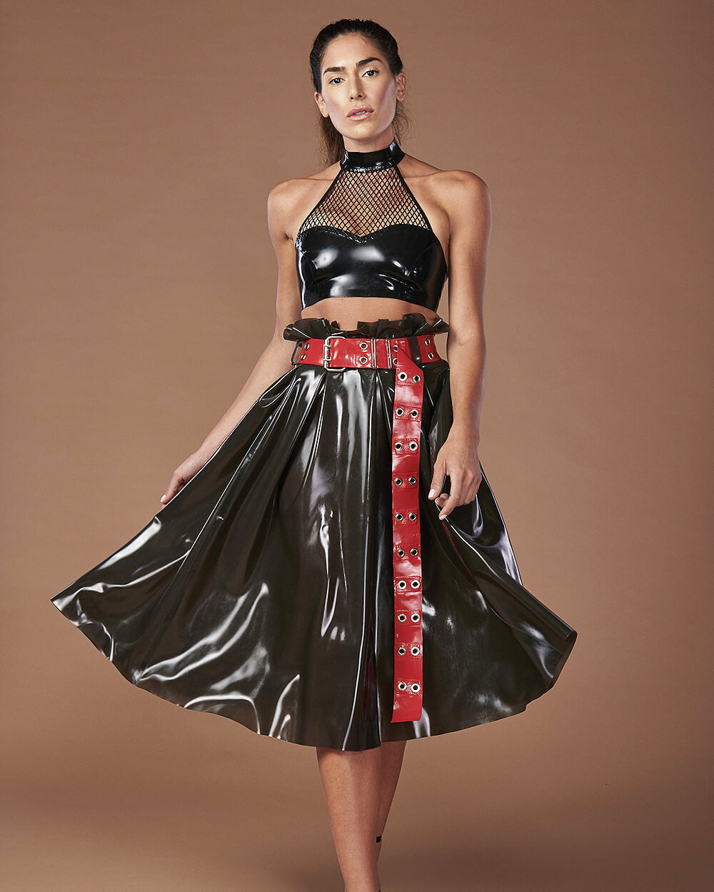 Fishnet Halter Top READY TO SHIP  Womens - Vex Inc. | Latex Clothing