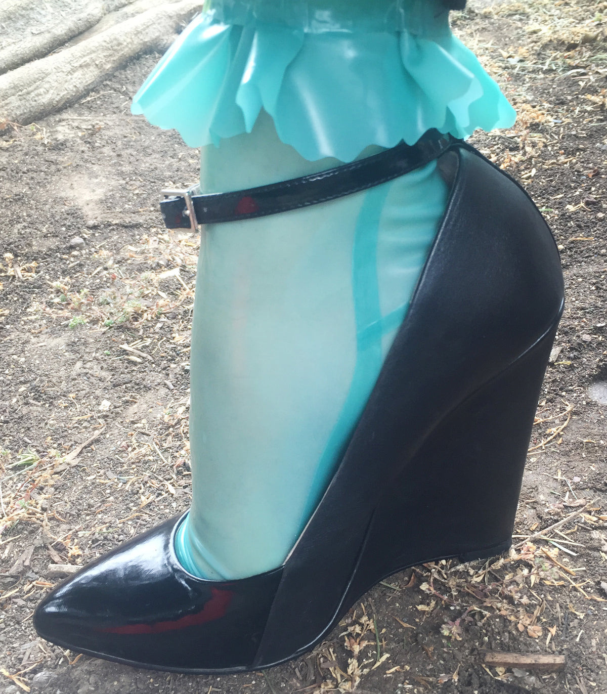 Ruffle Socks Womens - Vex Inc. | Latex Clothing