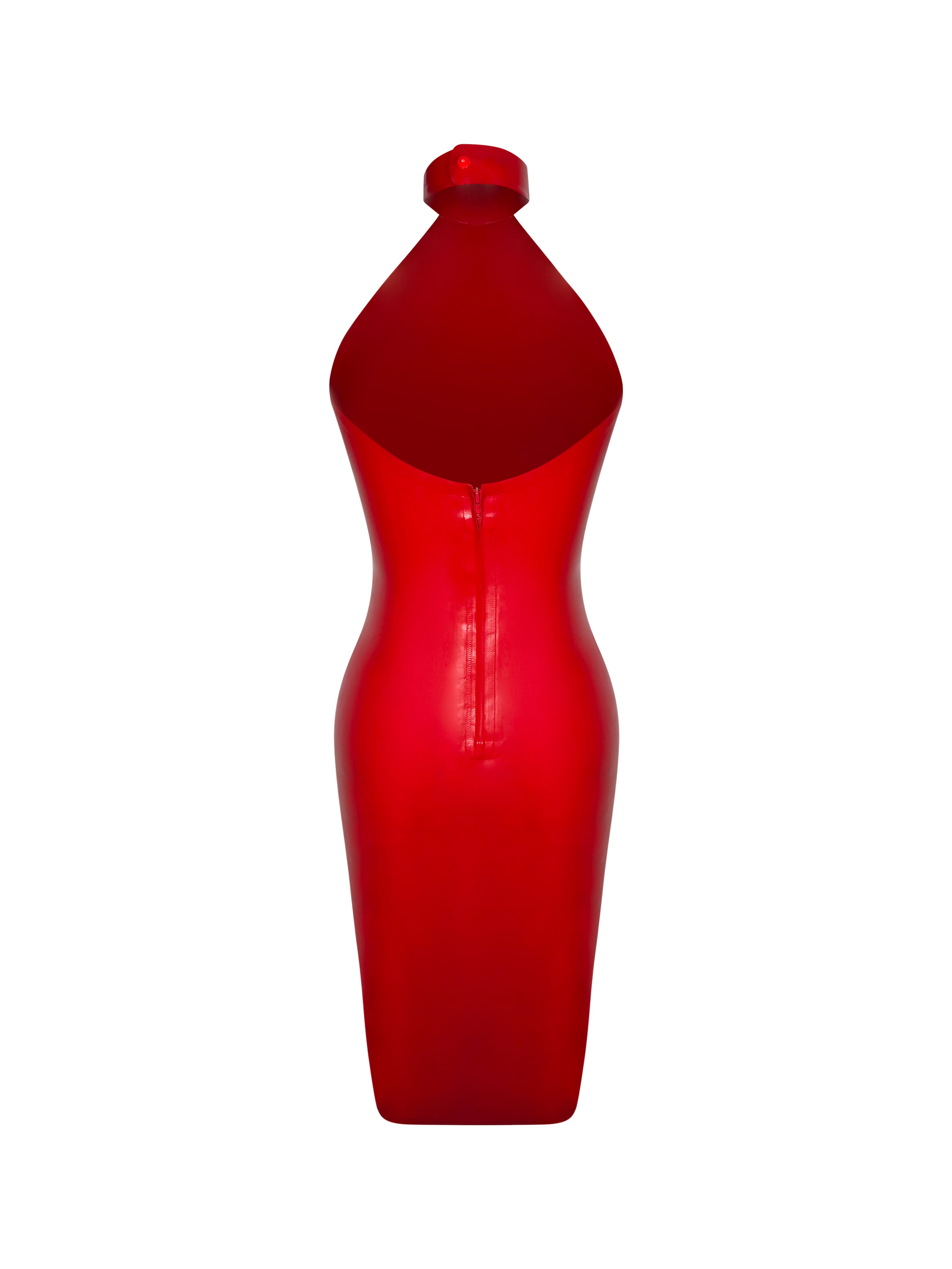 Latex Halter Dress – Glam Dress | Vex Clothing