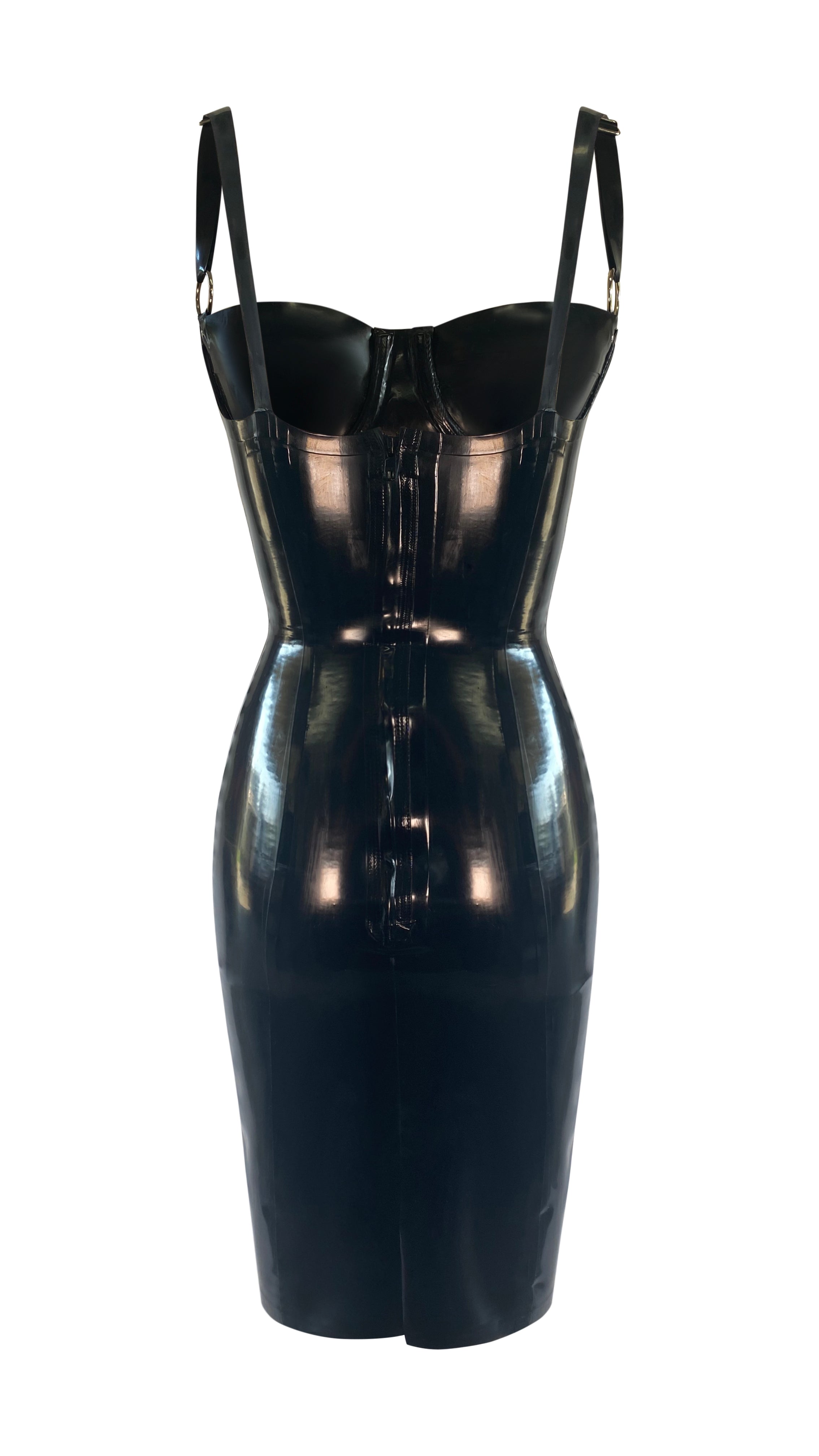 Latex Bodycon Dress Handmade with Underwire Bust | Vex Clothing Latex Bodycon Dress Handmade with Underwire Bust | Vex Clothing