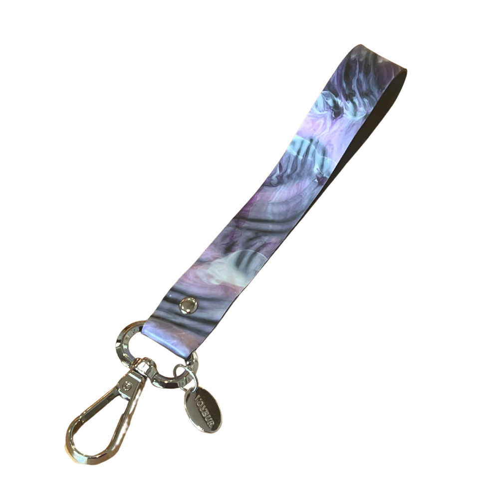 Print Latex Lanyard READY TO SHIP ONE OF A KIND Purple Marble  - Vex Inc. | Latex Clothing