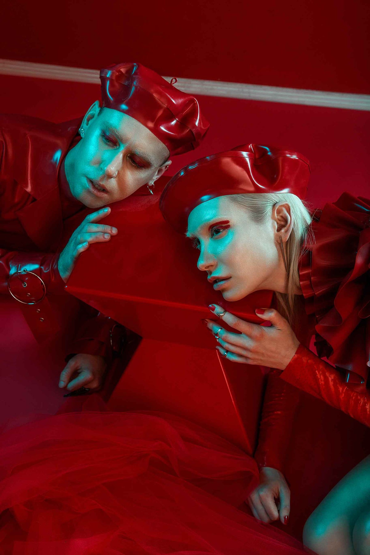 Latex Beret Womens - Vex Inc. | Latex Clothing