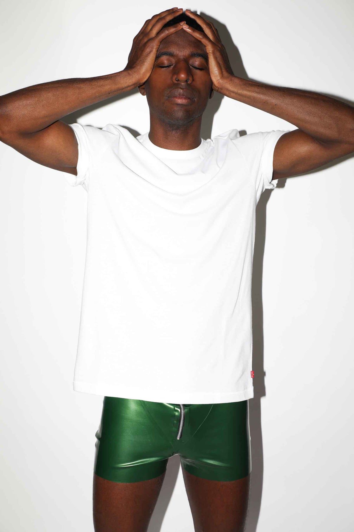 Zip Up Boxers mens - Vex Inc. | Latex Clothing