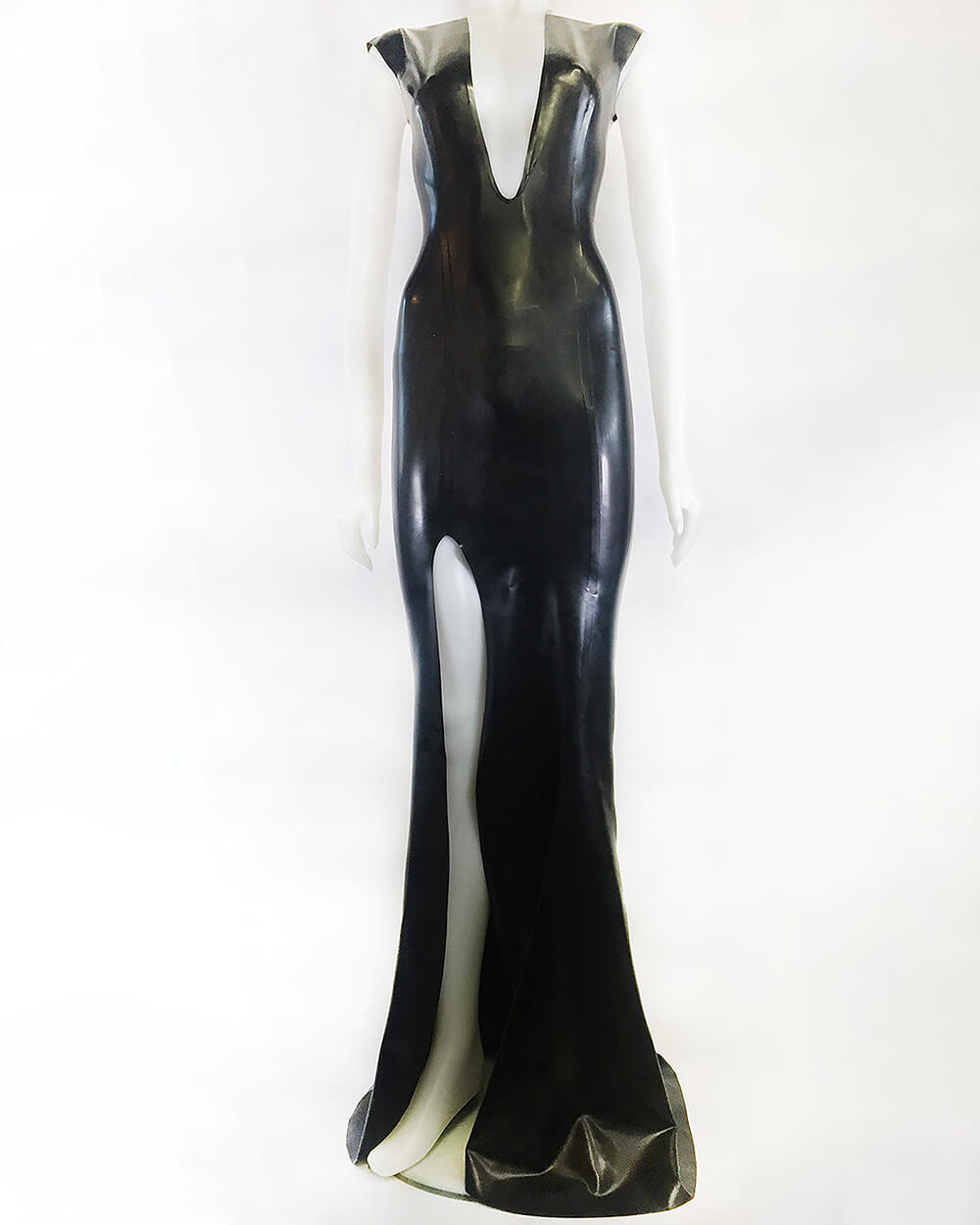 latex formal dress (dr-056) Latex Evening Dress