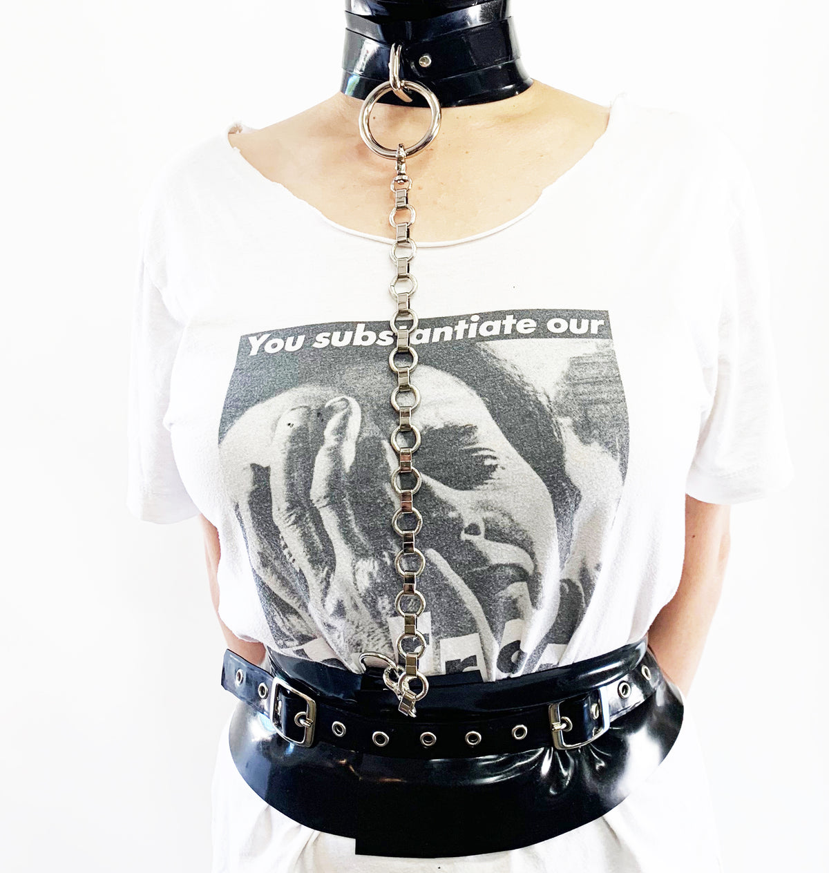 Ring Collar Belt - Vex Inc. | Latex Clothing