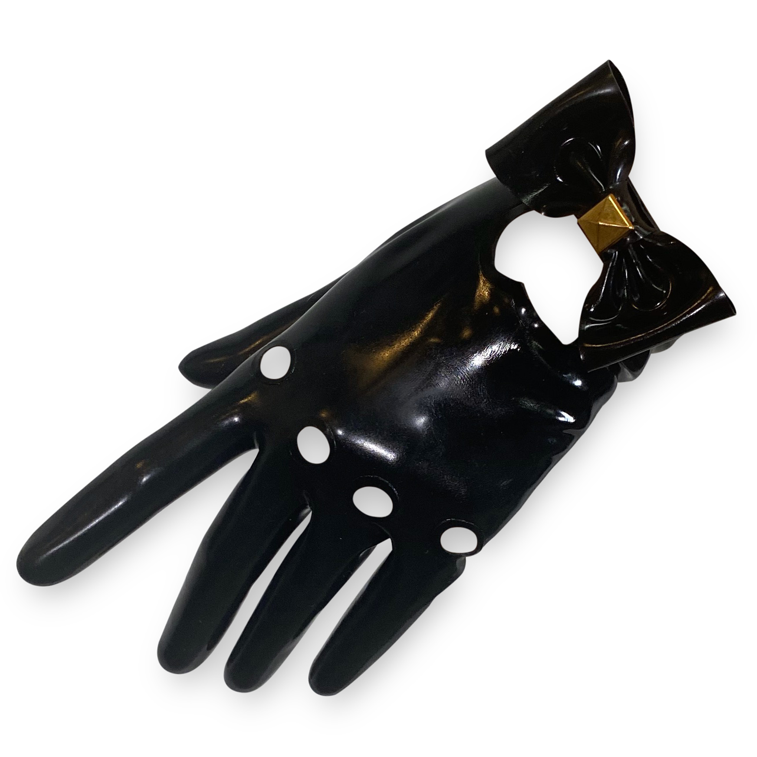 Koning Lear Republiek Seizoen Heart Moto latex Rubber Gloves - Vex Latex