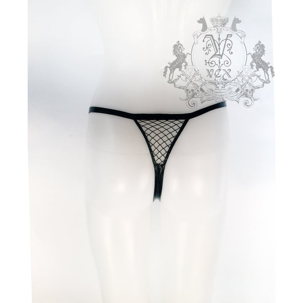 Latex Thong - Rubber G-Sting Pantie by Vex Clothing - Frontage Thong - Vex  Latex