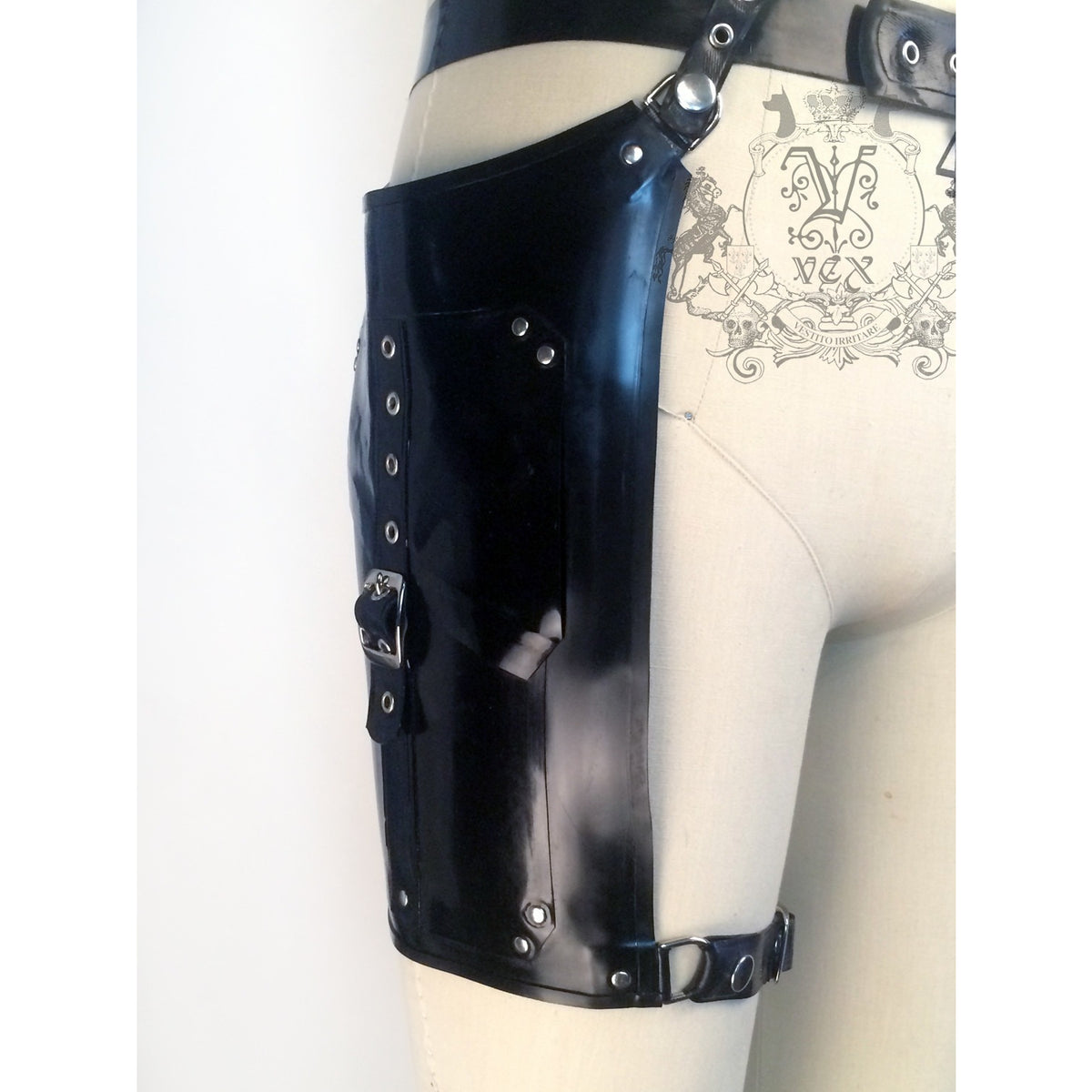 Leg Holster Mens - Vex Inc. | Latex Clothing