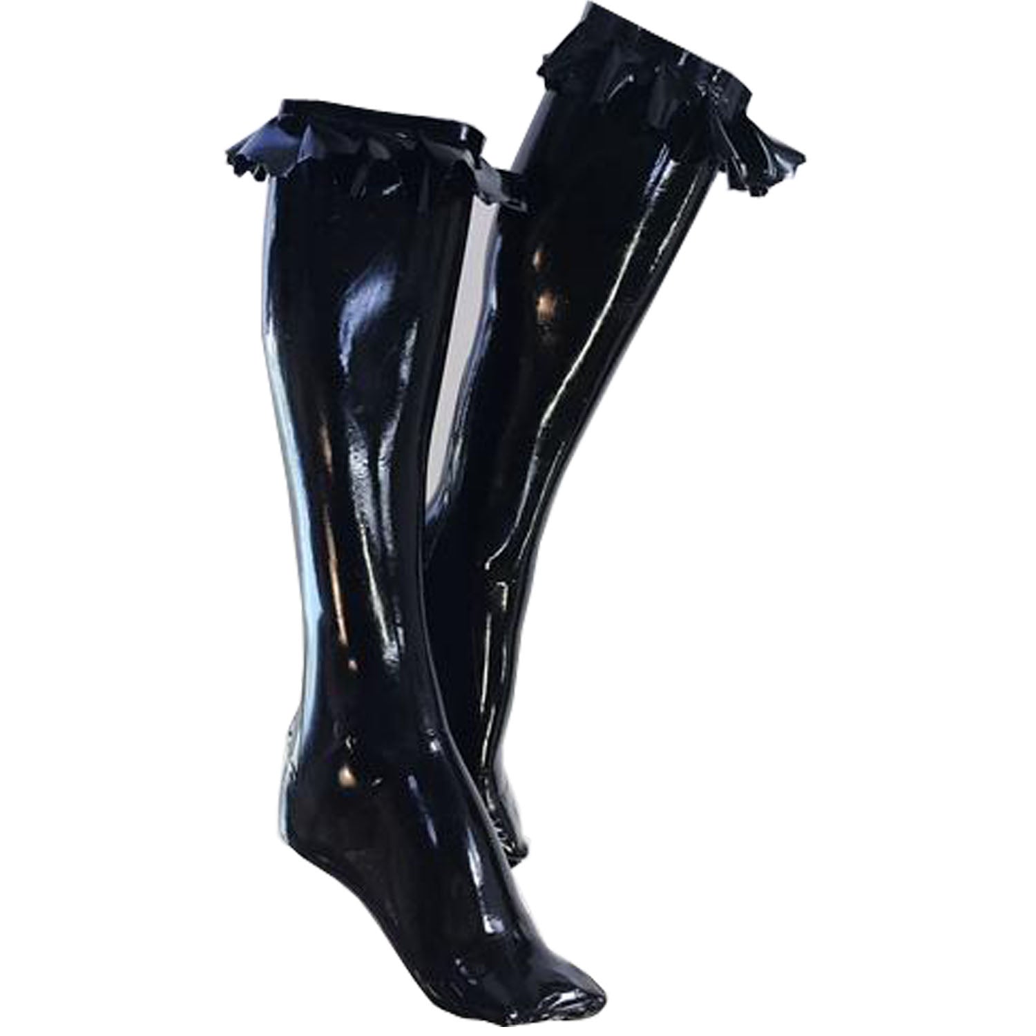 Latex Rubber Stirrup Stockings by Vex Clothing - Vex Latex