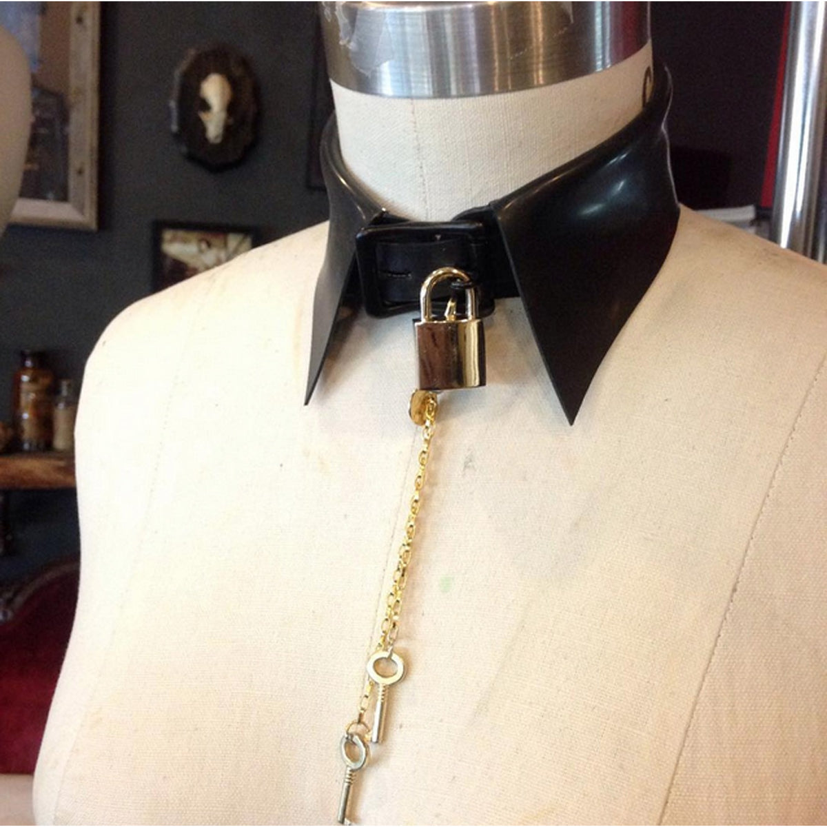 Lock Collar READY TO SHIP Womens - Vex Inc. | Latex Clothing